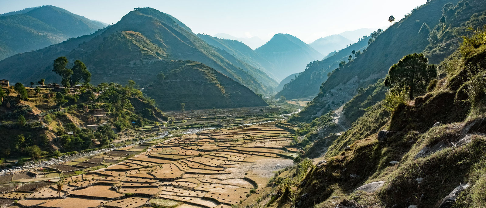 October 2017. Farm areas just outside Chainpur, Bajhang District, Nepal. Photograph by Jason Houston for USAID