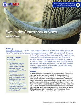 Case Study: Eyes in the Courtroom in Kenya