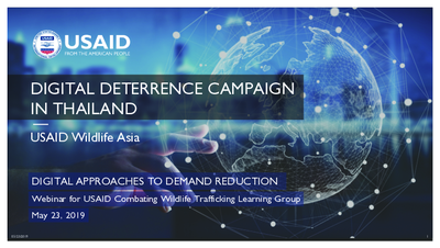 Webinar Slides: CWT Digital Deterrence Campaign In Thailand
