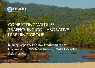Webinar Recording: A Conversation with Sal Amato, Wildlife Asia