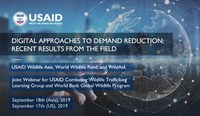 In September 2019, the CWT Learning Group and the World Bank’s Global Wildlife Program co-hosted a webinar to share the recent results from demand reduction campaigns in Thailand.