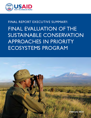 Final Evaluation of the Sustainable Conservation Approaches in Priority Ecosystems Program
