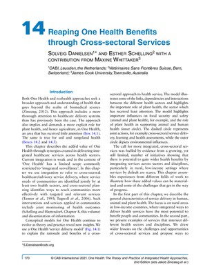 Reaping One Health Benefits Through Cross-sectoral Services