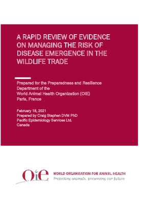 A Rapid Review of Evidence on Managing the Risk of Disease Emergence in Wildlife Trade