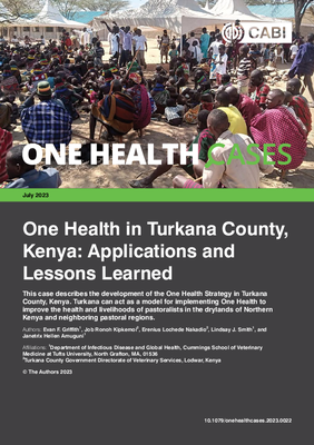 One Health in Turkana County, Kenya: Applications and Lessons Learned