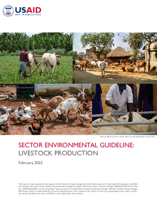 Sector Environmental Guideline: Livestock Production