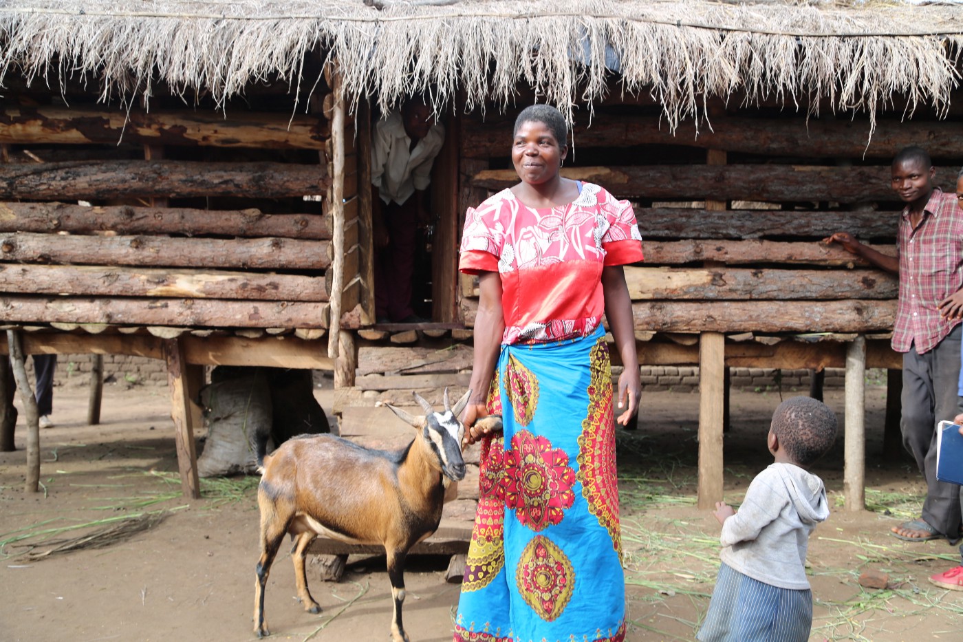 Woman with Goat