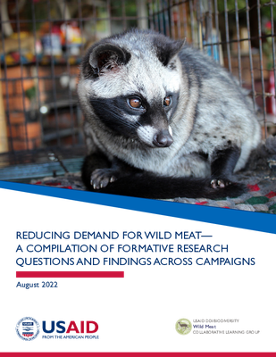 Reducing Demand for Wild Meat—A Compilation of Formative Research Questions and Findings Across Campaigns