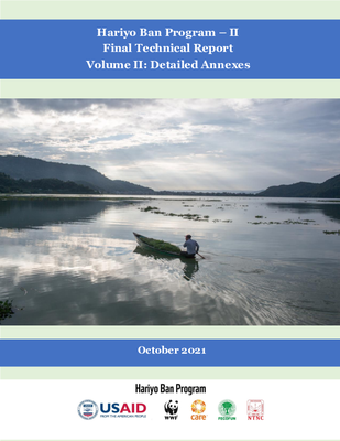 Hariyo Ban Program II Final Technical Report Volume II: Detailed Annexes