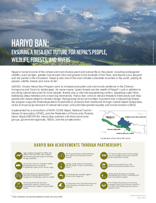 Hariyo Ban: Ensuring a resilient future for Nepal's people, wildlife, forests, and rivers