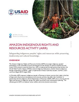 Amazon Indigenous Rights and Resources Fact Sheet