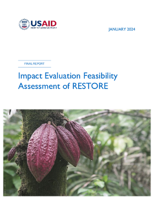 Impact Evaluation Feasibility Assessment of RESTORE