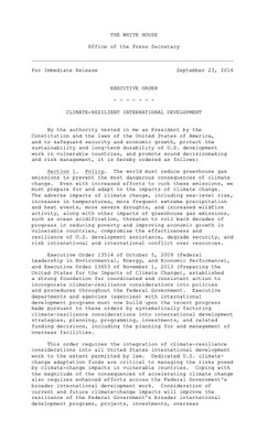 CRID Executive Order