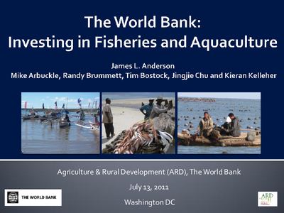 The World Bank: Investing in Fisheries and Aquaculture 