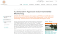 An Innovative Approach to Environmental Monitoring