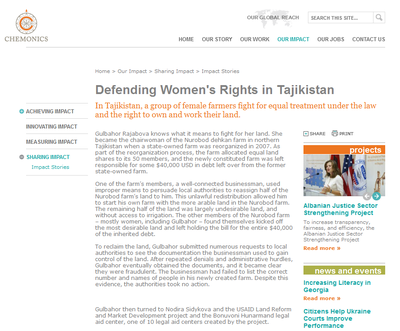 Defending Women's Rights in Tajikistan