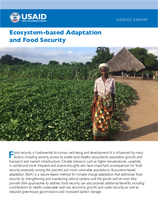 Evidence Summary: Ecosystem-based Adaptation and Food Security