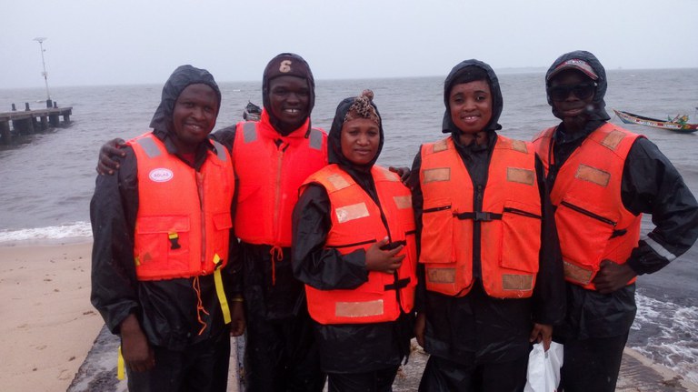 The enumerators for the CCVA options analysis in the Sierra Leone Coastal Landscape Complex.