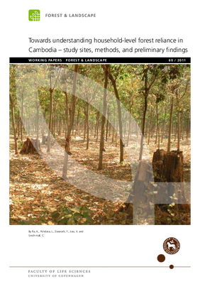 Towards understanding household-level forest reliance in Cambodia – study sites, methods, and preliminary findings.  