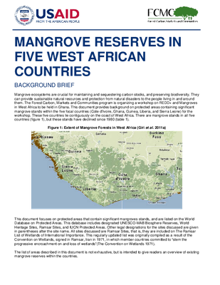 Mangrove Reserves in Five West African Countries