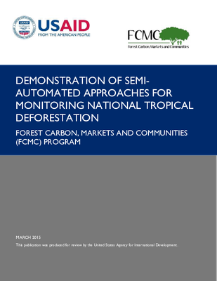 Demonstration of Semi-Automated Approaches for Monitoring National Tropical Deforestation