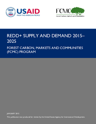 REDD+ Supply and Demand 2015-2025