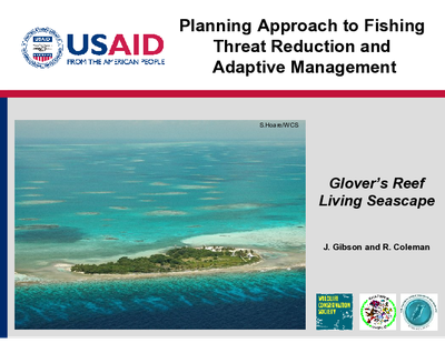 Planning Approach to Fishing Threat Reduction and Adaptive Management