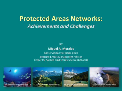 Protected Areas Networks: Achievements and Challenges