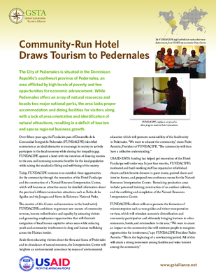 Community-Run Hotel Duty Greene. Draws Tourism to Pedernales