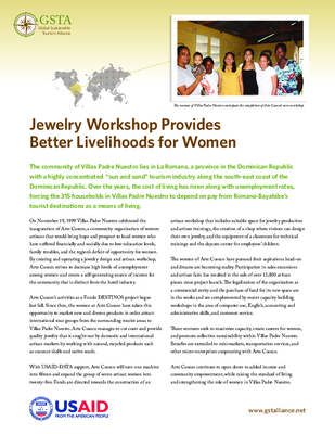 Jewelry Workshop Provides Better Livelihoods for Women