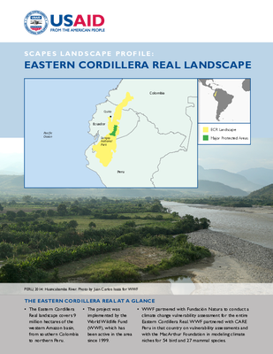 SCAPES Landscape Profile: Eastern Cordillera Real Landscape