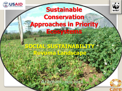 SCAPES: Social Sustainablity - Ruvuma Landscape