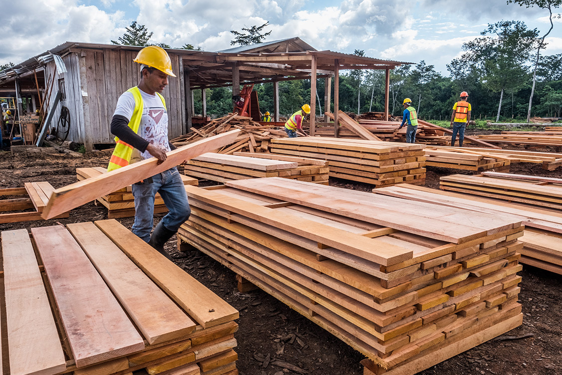 Asociación Forestal Integral Cruce la Colorada sawmill