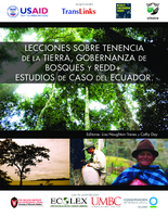  Gobernanza de Bosques Y Redd+: Estudios de Caso del Ecuador