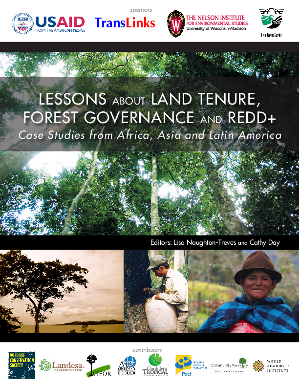 Lessons About Land Tenure, Forest Governance And REDD+ Featured Jan 10 ...