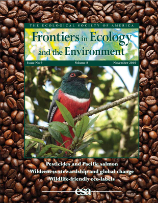 The Ecological Society of America: Frontiers in Ecology and the Environment - Issue 9, Volume 8, November 2010