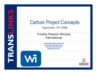 Carbon Project Concepts