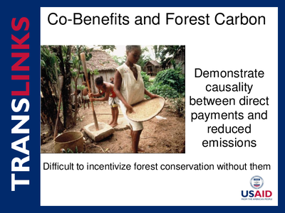Co-benefits and Forest Carbon