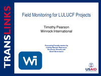 Field Monitoring for LULUCF Projects