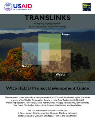 WCS REDD Project Development Guide