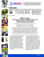 Whom to pay? Key Concepts and Terms Regarding Tenure and Property Rights in Payment-based Forest Ecosystem Conservation