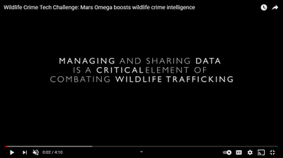 Mars Omega boosts wildlife crime intelligence