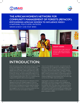 The African Women’s Network for Community Management of Forests (REFACOF): Empowering African Women to Influence REDD+
