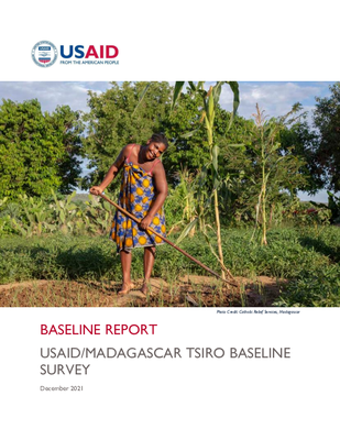 USAID/Madagascar TSIRO Baseline Survey