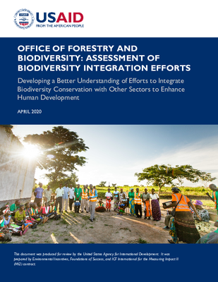 Assessment of Biodiversity Integration Efforts