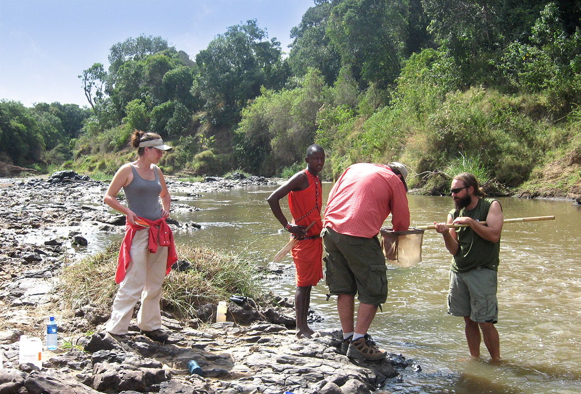 Research in the Mara River.