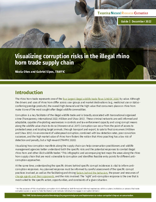 Visualizing Corruption Risks in the Illegal Horn Trade Supply Chain