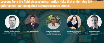 Lessons from the field: Assessing corruption risks that undermine law enforcement action against natural resource crimes