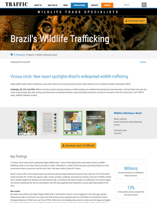 Wildlife trafficking in Brazil