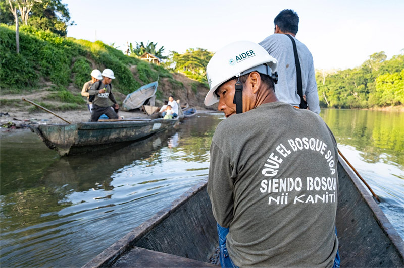 River patrol in Peru.